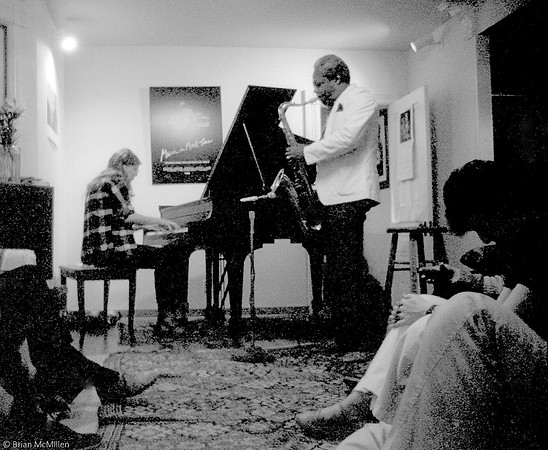 Jessica Williams & Charlie Rouse at Gallery 552, Oakland CA 1985